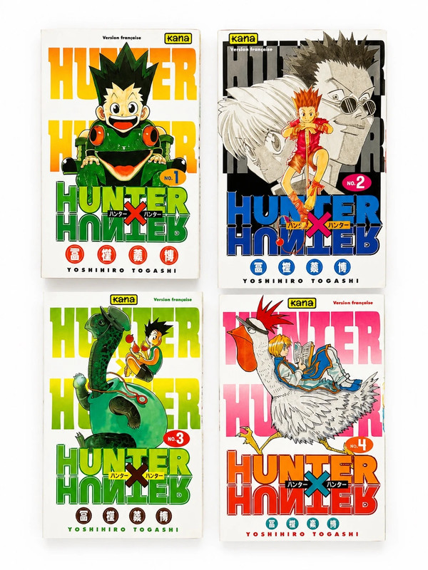 Hunter × Hunter Tomes 1 à 4 – Yoshihiro Togashi – Kana – Très bon état