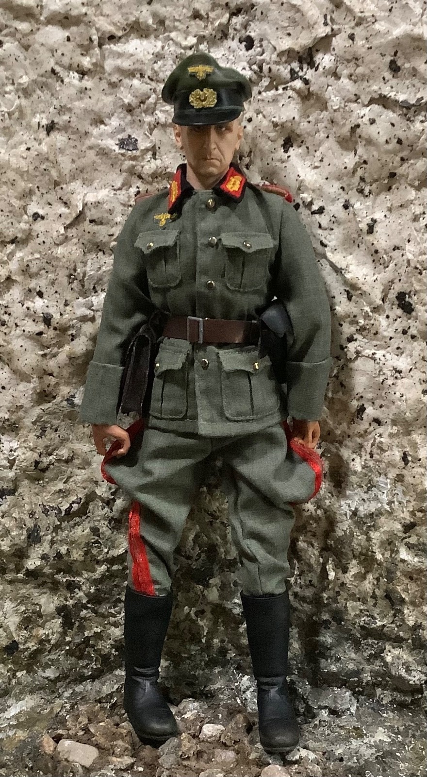 1/6 WWII Drago/Ufficiale Generale Esercito Tedesco Personalizzato con Braccio laterale 1939-45