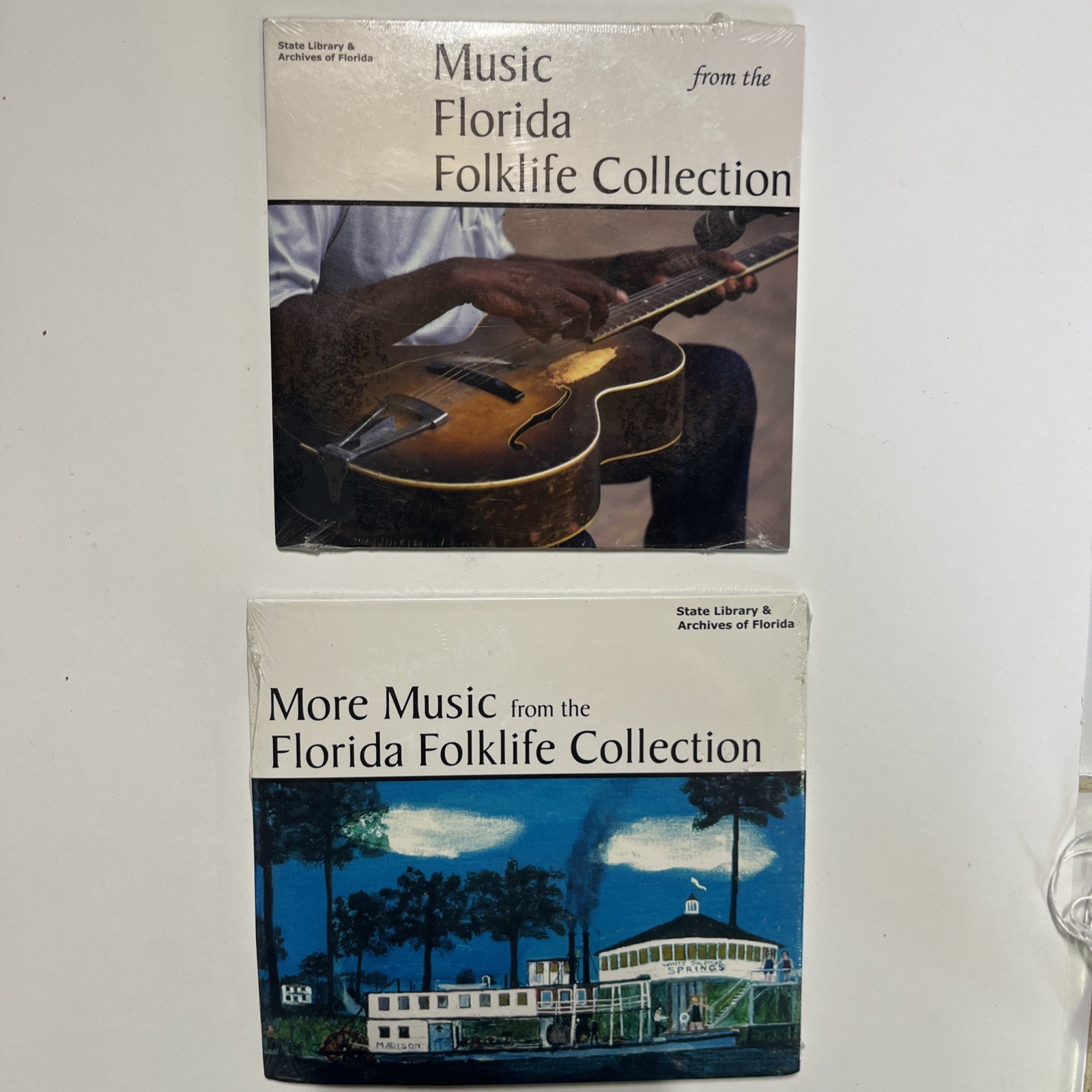 Lot 2 Sealed Florida Folklife Collection CDs. Folk, Blues, Gospel Florida Music