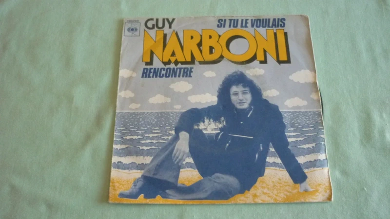 Disque vinyle 45T. Guy Narboni 1974