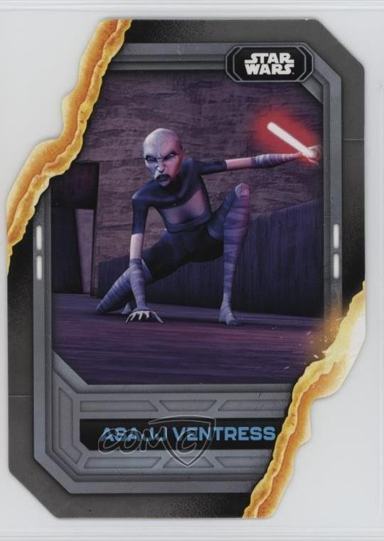2023 Topps Star Wars spada laser styling fustellati Asajj Ventress #LS-18 1tg4