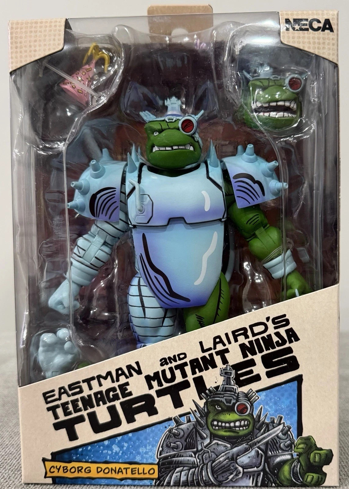 Cyborg Donatello Mirage Comics (NECA, TMNT Ninja Turtles) SEALED