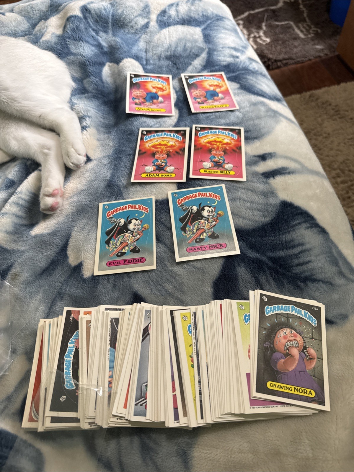 Topps Garbage Pail Kids 1985 Series 1 OS1 #1a NASTY NICK Matte 