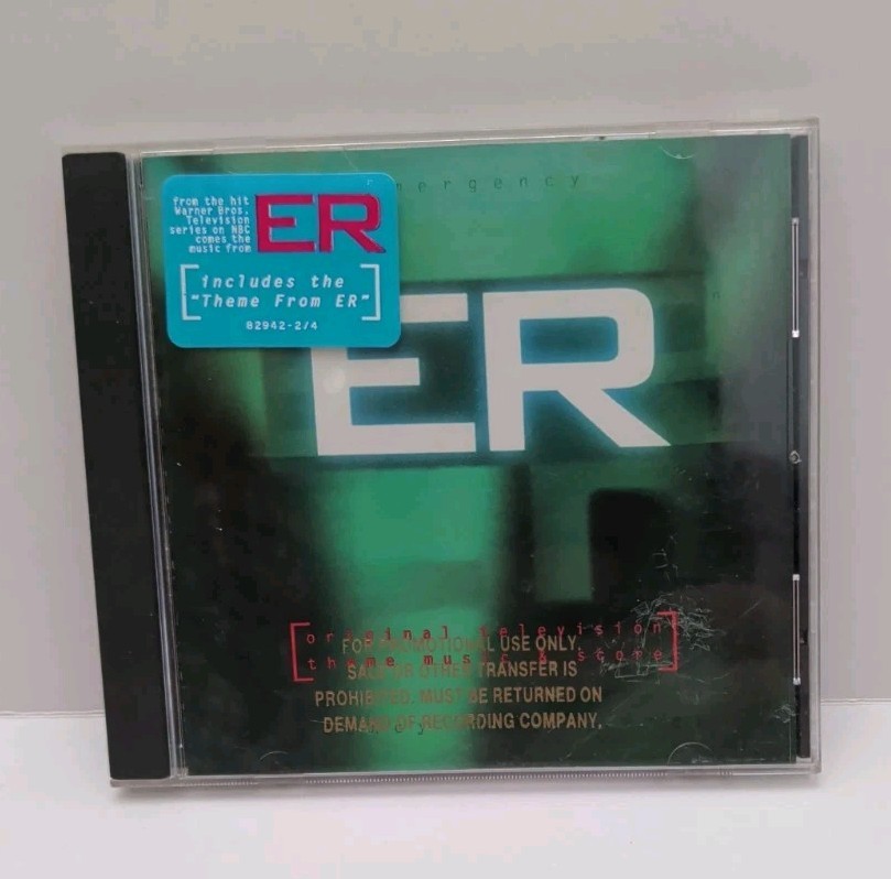 ER Original Television Theme Music & Score CD 1996 Soundtrack BMG Atlantic Promo