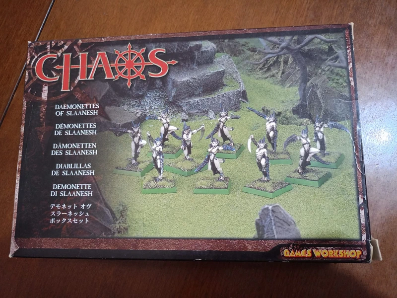 Games Workshop Warhammer Daemonette del Caos de Slaanesh Juan Díaz 2002