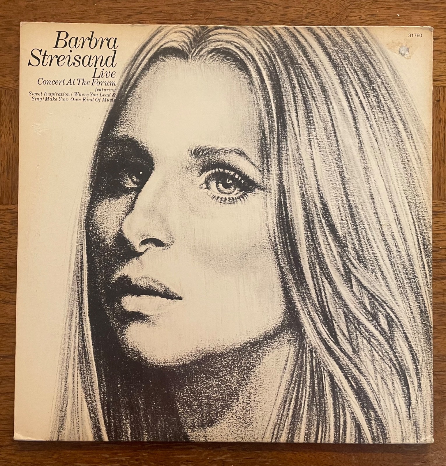 Barbra Streisand - Live Concert at the Forum - Vocal. ballad. includes poster.