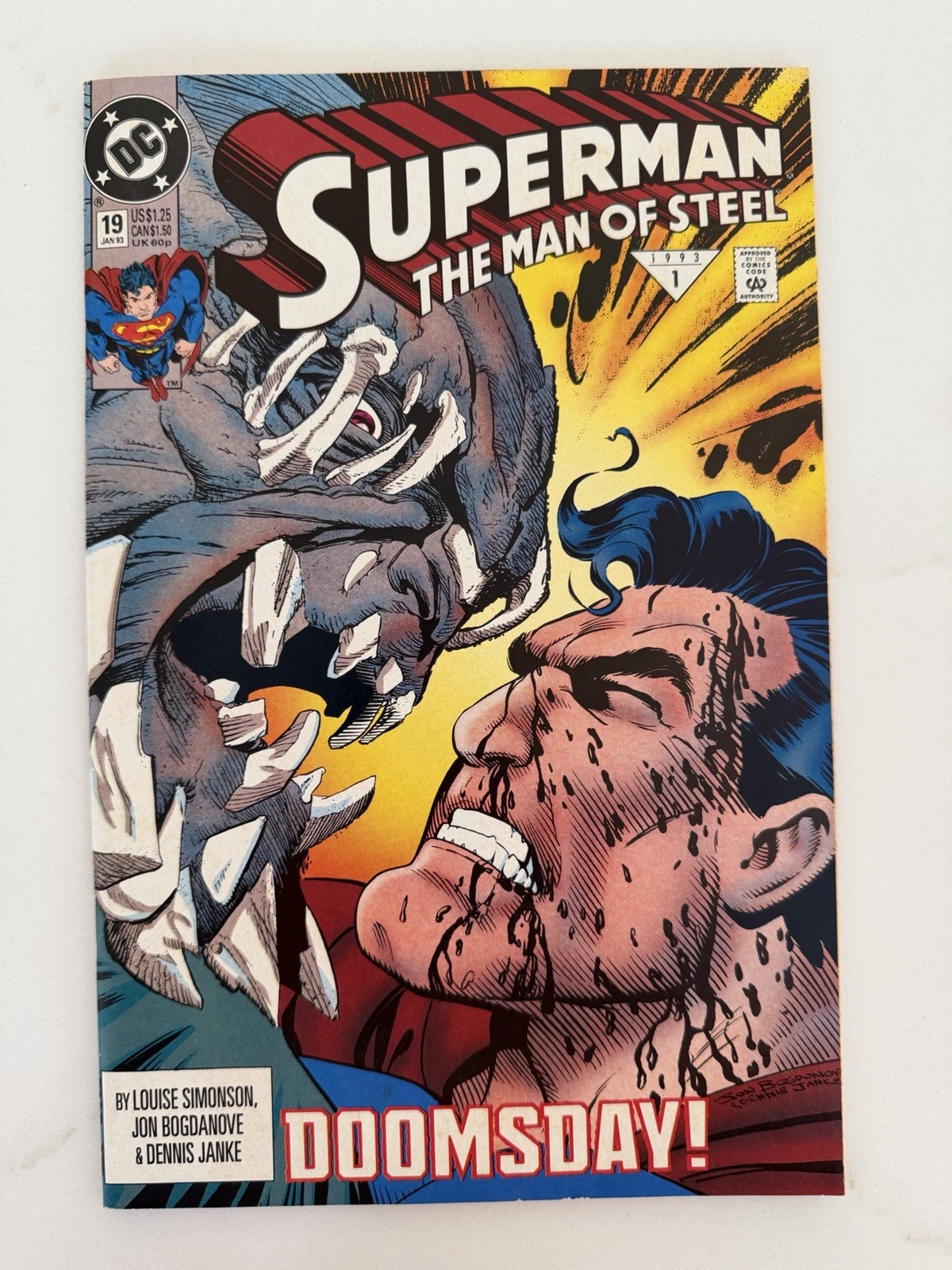 Superman L'uomo d'acciaio #19 (DC Comics gennaio 1993)