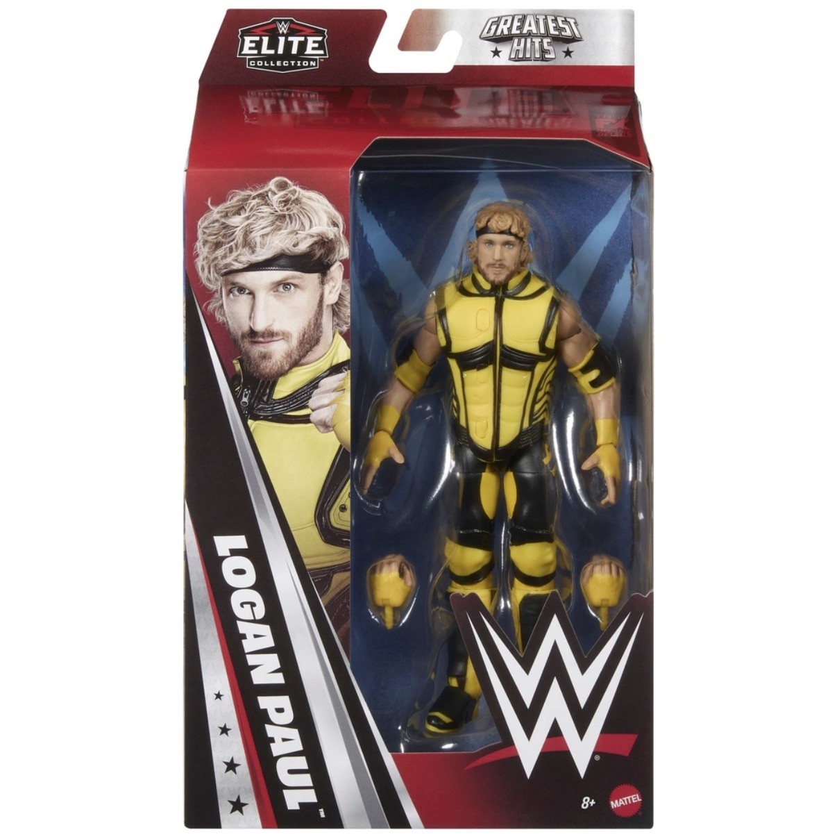 Modellino Logan Paul WWE Mattel Elite Greatest Hits Series Wrestling