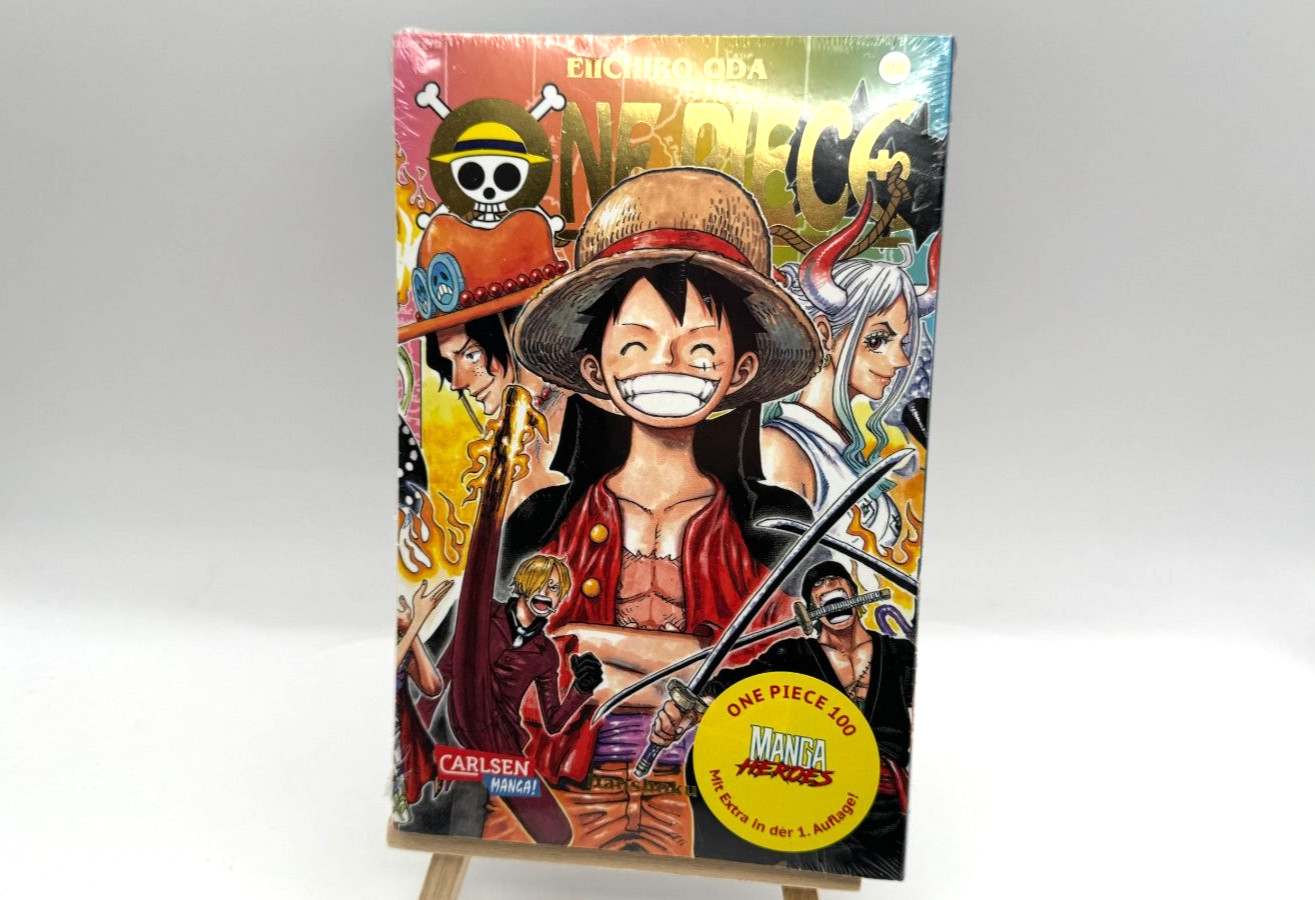 One Piece Band 100 Manga Heroes 1. Edizione 2022 Nuova Confezione Originale Carlsen Tedesco