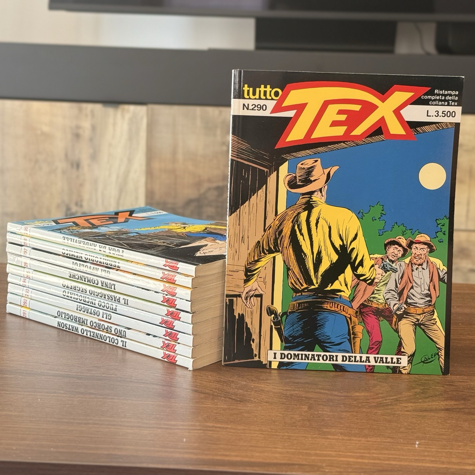 Lotto Tutto Tex-290/299- Sergio Bonelli-  condizioni edicola