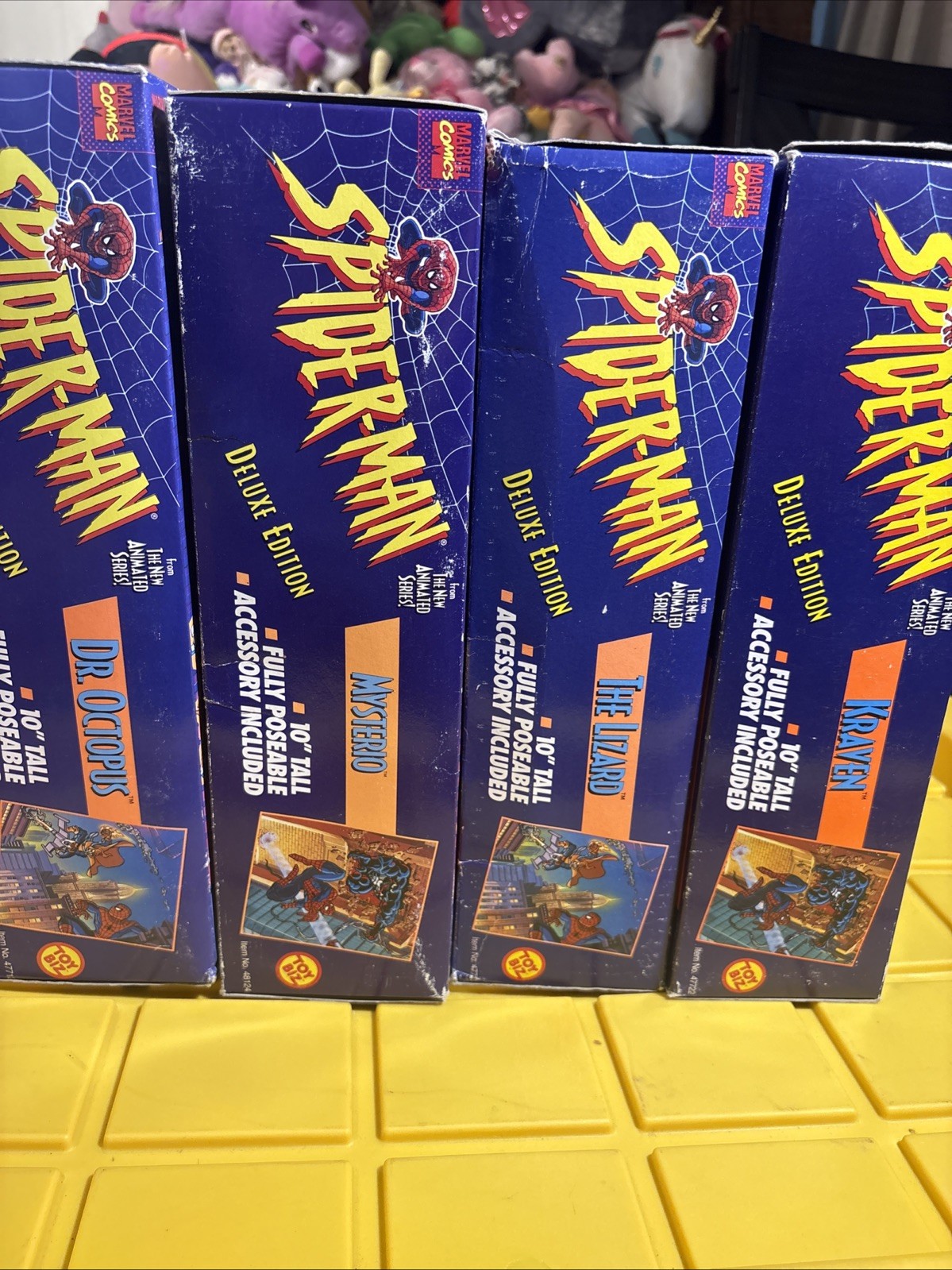 spider-man 10 pollici edizione deluxe 4 figurine totali toybiz