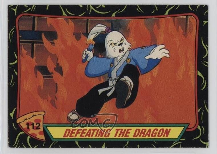 1989 Topps Teenage Mutant Ninja Turtles Serie 2 Sconfiggere il Drago #112 0kb5