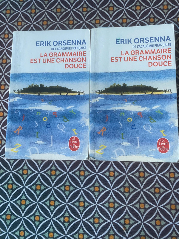 2 livres la grammaire est une chanson douce