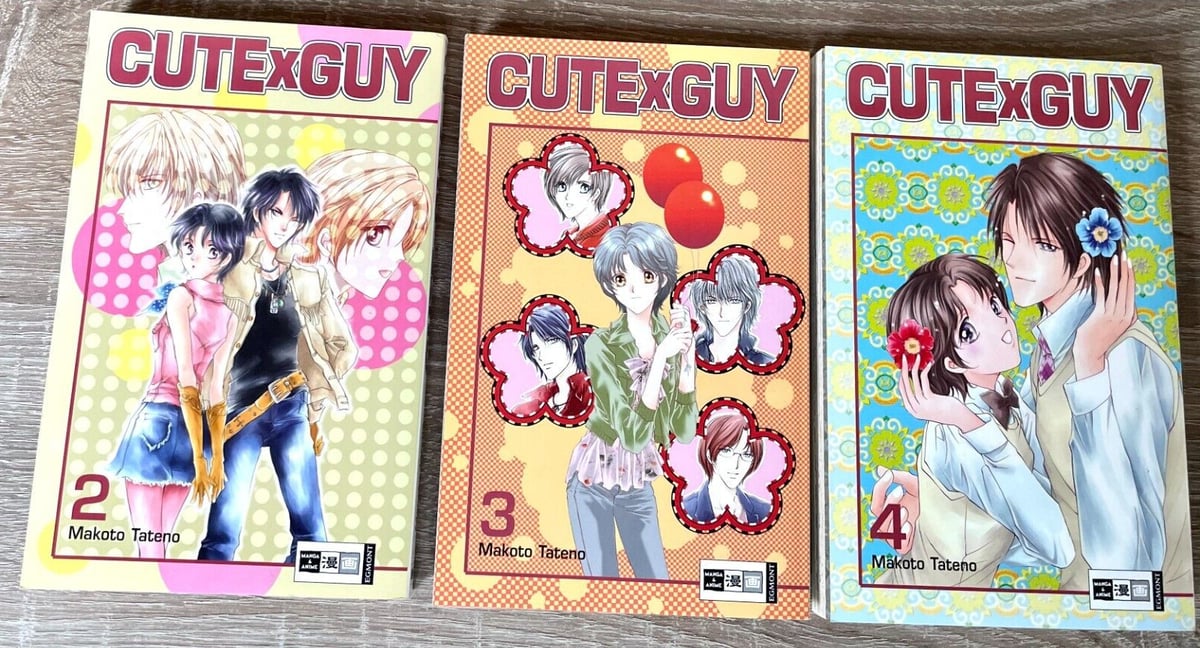 Cute x Guy - Band 2-4 Manga (Makoto Tateno) Deutsch, 1. Auflage sehr gut