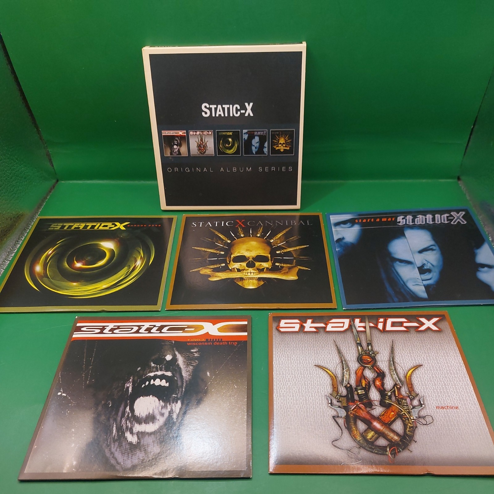 STATIC-X - 5CD BOX SET ORIGINAL ALBUM SERIES 2012 - ROCK METAL HOUSE CLEARANCE 