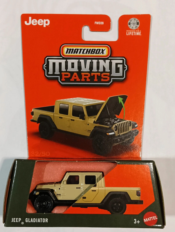Matchbox Jeep Gladiator Moving Parts