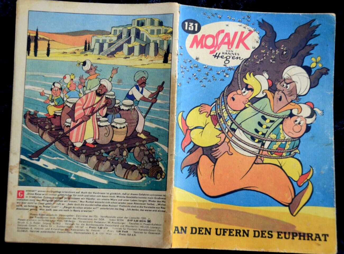 Originale MOSAIK Hannes Hegen Nr. 131 An Le Sponde Del Eufrate DDR