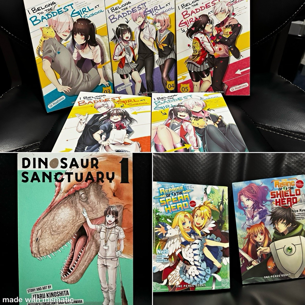 Lotto manga bundle appartengo alla ragazza più cattiva/eroe scudo ascendente/dinosauro