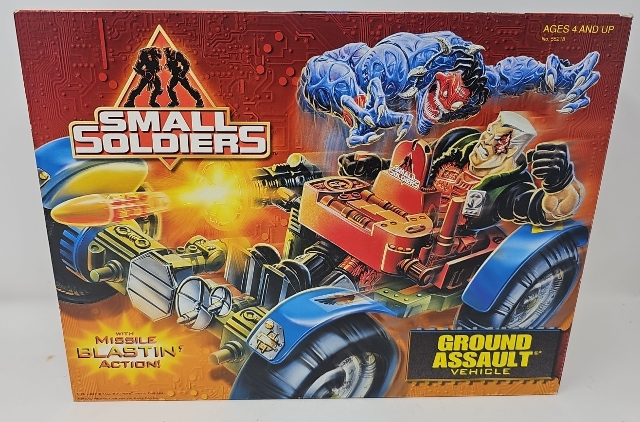 1998 Ground Assualt Vehicle Small Soldiers Kenner Hasbro DreamWorks nuovo scatola aperta