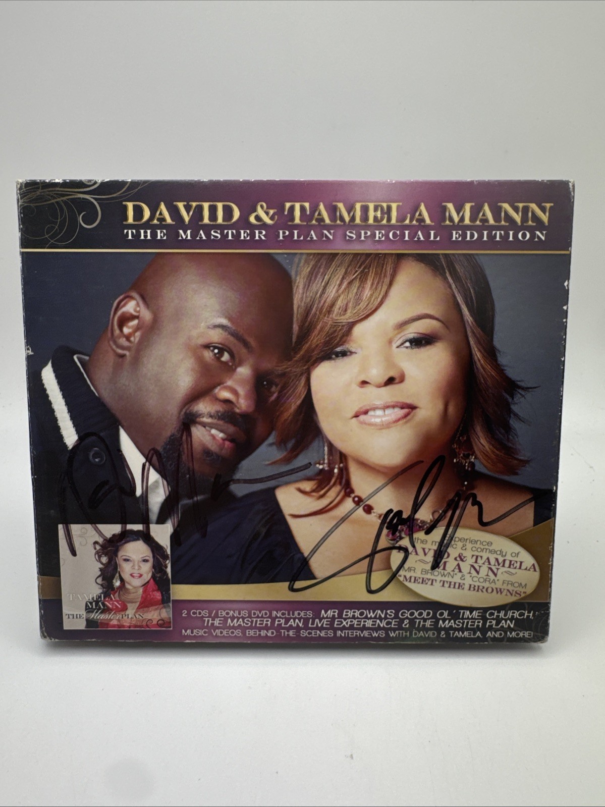 David & Tamela Mann The Master Plan Special Edition CD DVD Autographed Signed