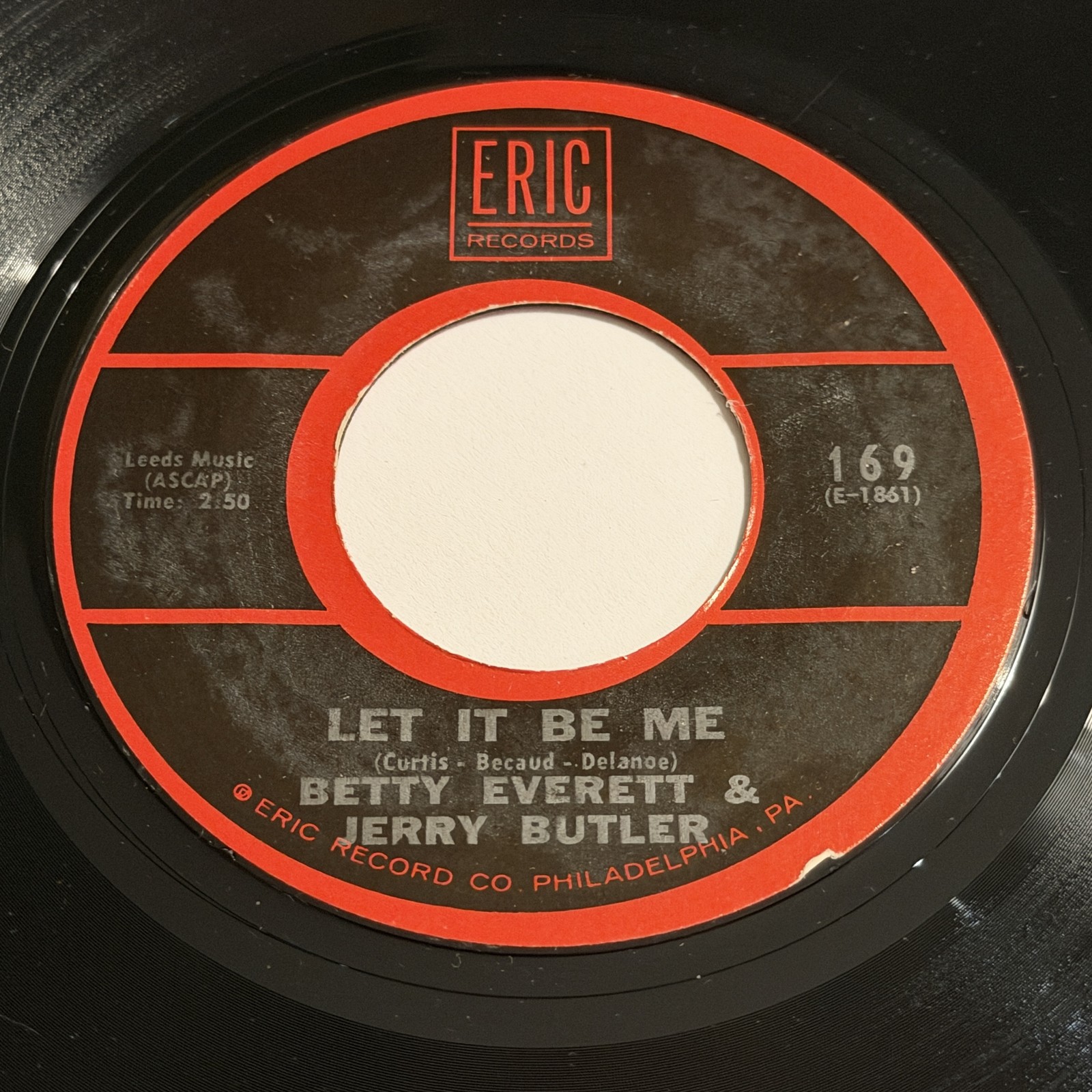 Betty Everett & Jerry Butler: Let It Be Me / Smile 45 - Eric - Soul