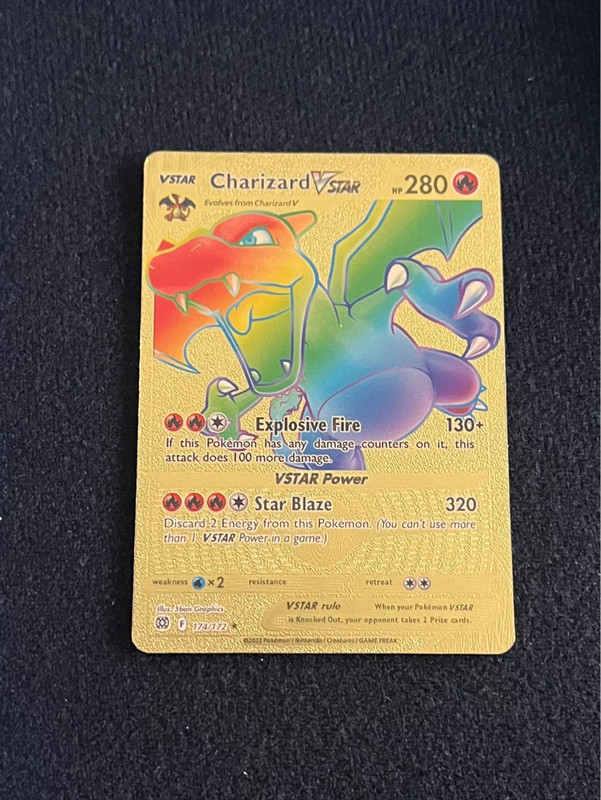 Carta pokemon gold