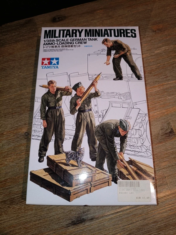 Tamiya Modellbau Satz Plastik 1:35 German Tank ammo Loading Crew