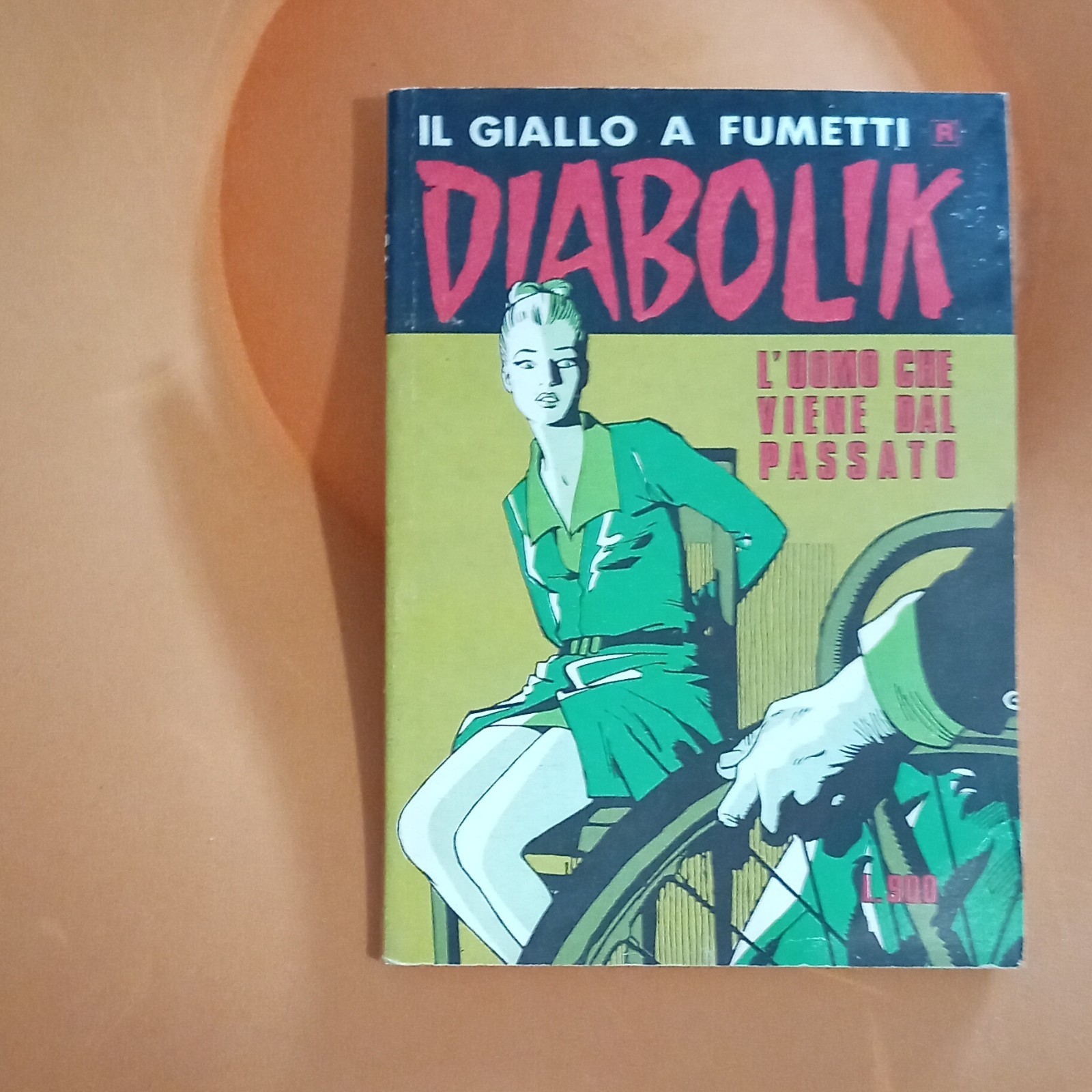 Diabolik Il giallo a fumetti n. 180 L'uomo che viene dal passato 1965