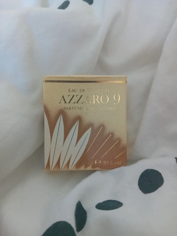 🧴Eau de toilette Azzaro 9 Loris Azzaro 5ml doré floral Vintage 1984 miniature avec boîte