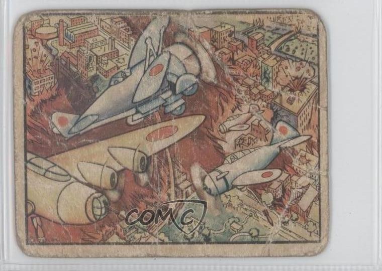 1938 Gum Inc Horrors of War R69 War Planes Over Tientsin #4 0e3