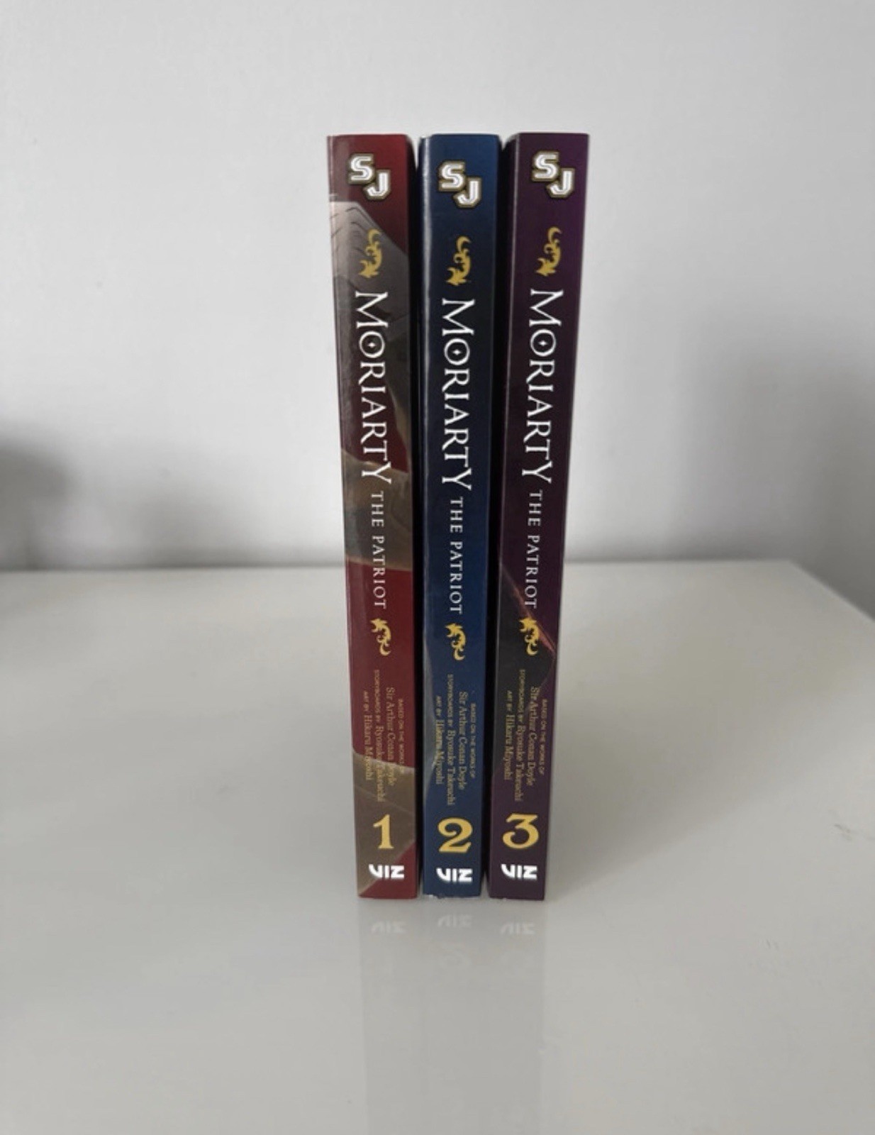 Moriarty The Patriot Manga Ryosuke Takeuchi Hikaru Miyoshi Volumes 1-3 Unread