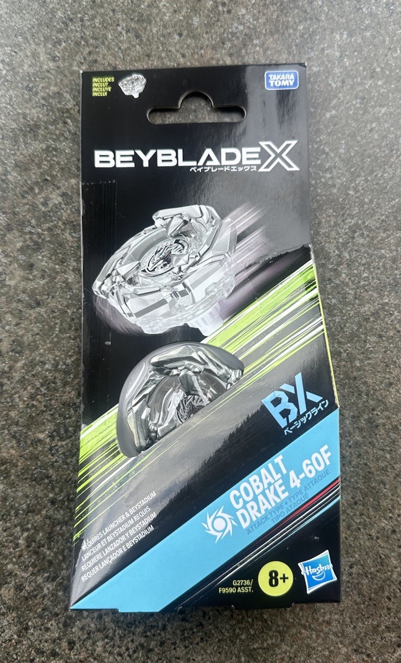 Hasbro Takara Tomy Beyblade X Cobalt Drake 4-60F BX US Seller *IN HAND*