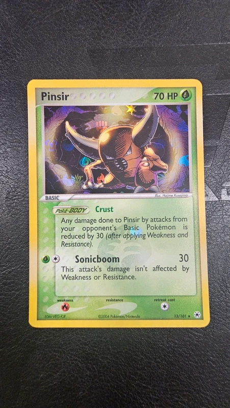 Pinsir reverse holo 13 firered e lifegreen english