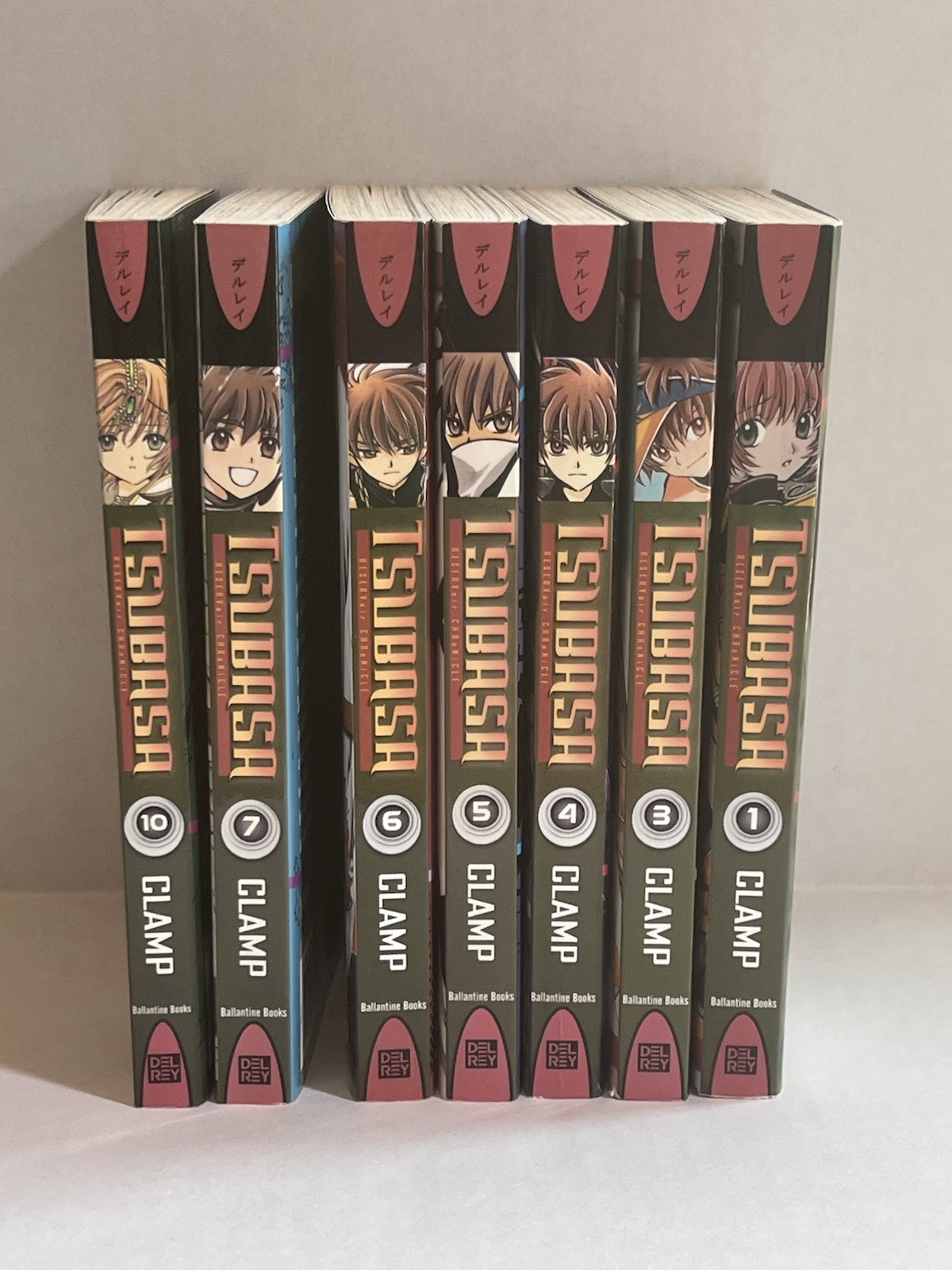 Lotto manga Tsubasa Reservoir Chronicle (vol 1, 3-7 e 10) di CLAMP lotto di 7