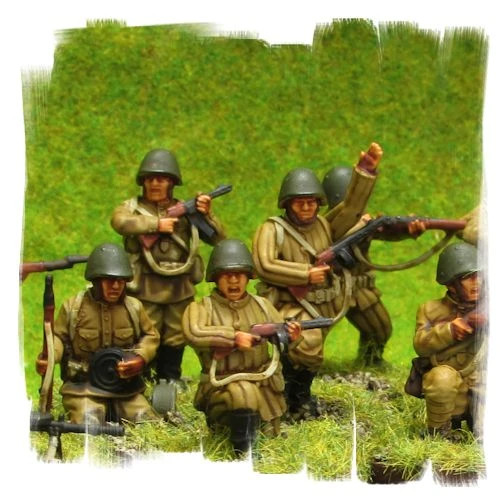 Pintada! Escuadra (LMG) Soviets 28mm Bolt Action