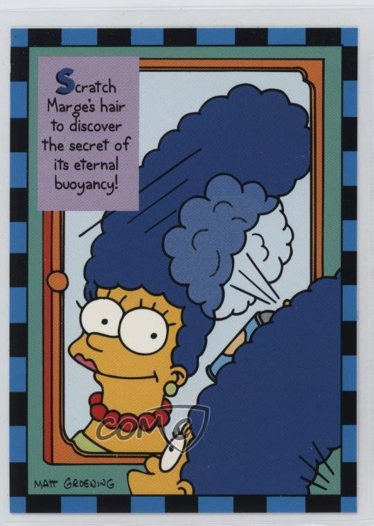 1994 SkyBox Bongo Comics Simpsons Serie 2 Smell-O-Rama #1 1fd5