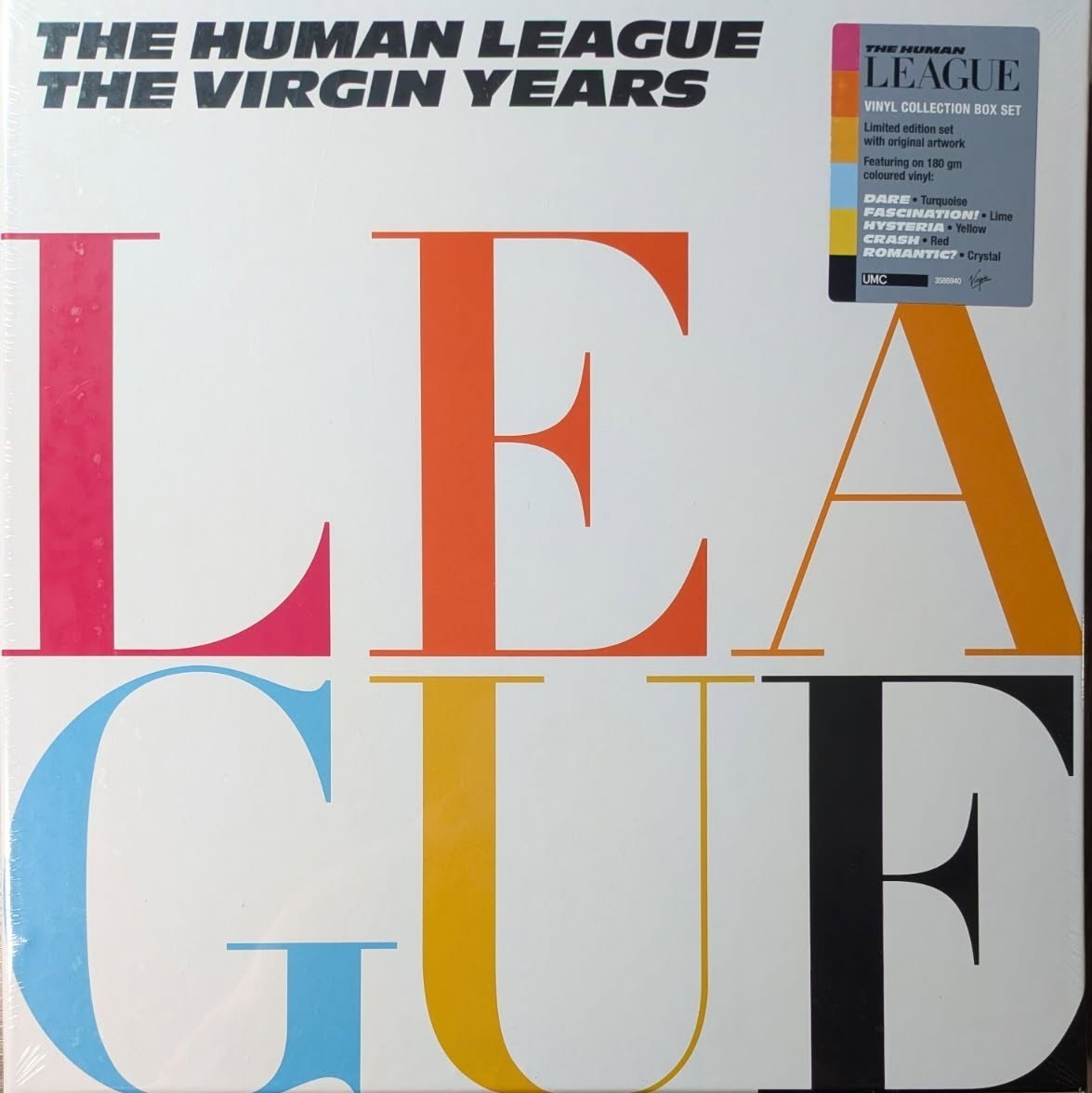 The Human League The Virgin Years 5LP color 180g vinyl box set
