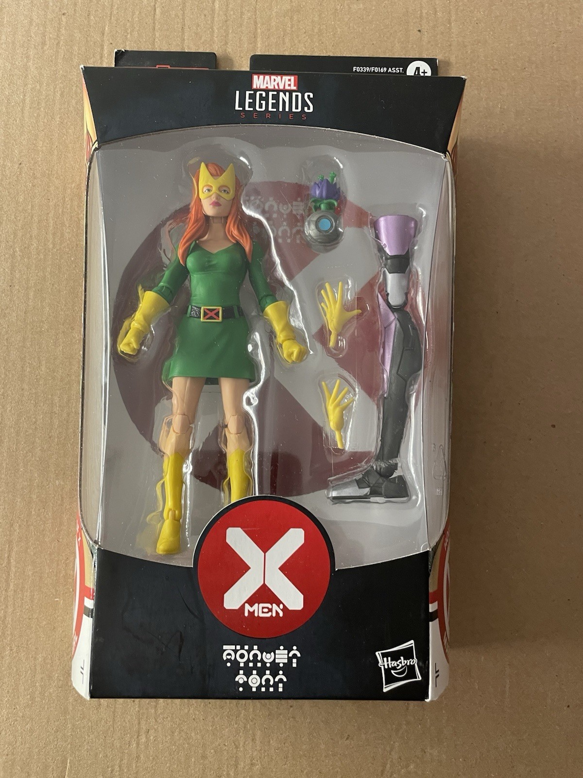 Modellino Hasbro Marvel Legends House Of X Tri-Sentinel BAF Jean Grey 6" nuovo