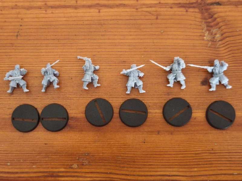 6 Miniaturas Enanos para Wargames