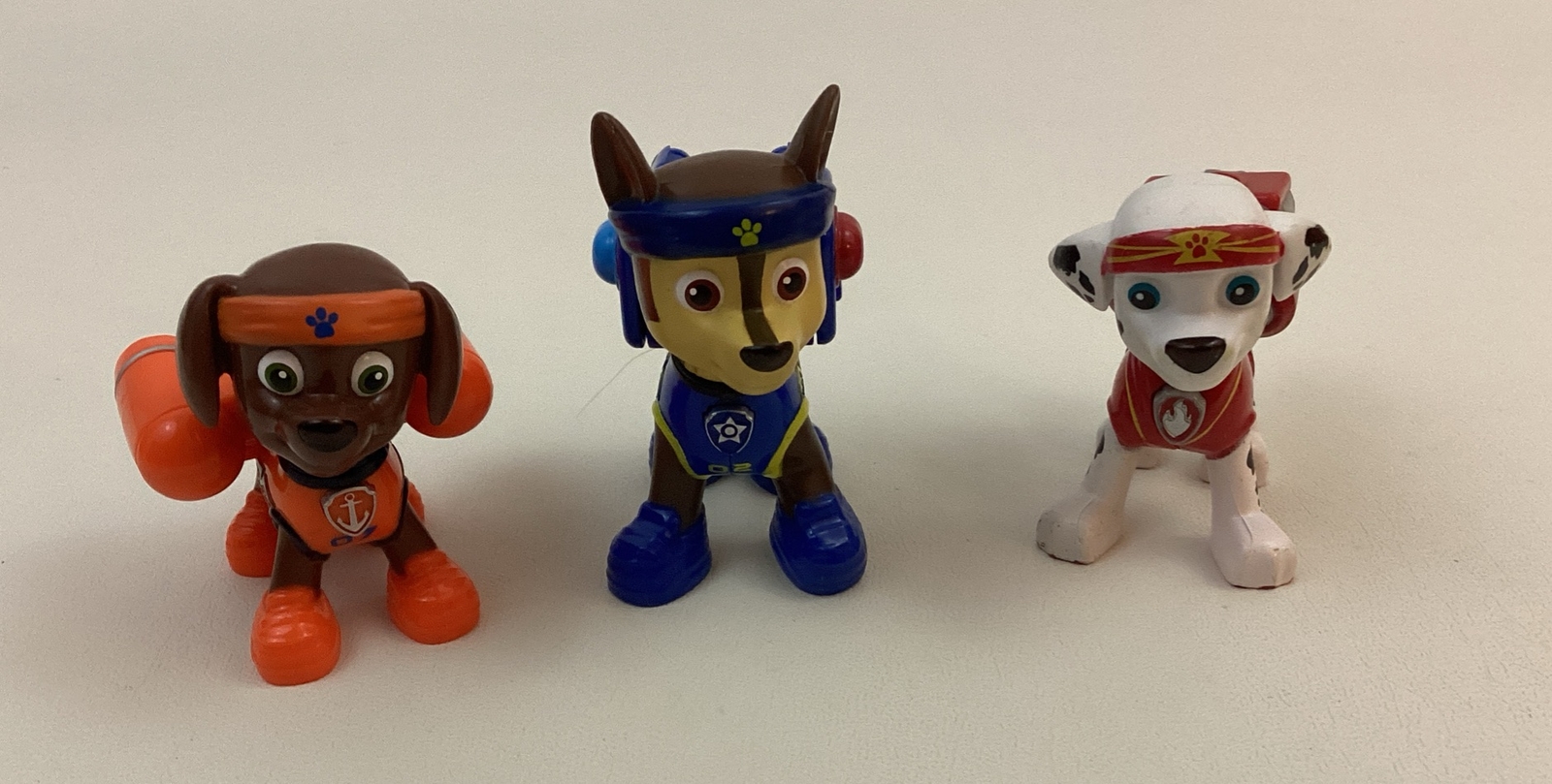 Paw Patrol All Stars Zuma Marshall Chase  Action Figures Sweatband 3 Pc