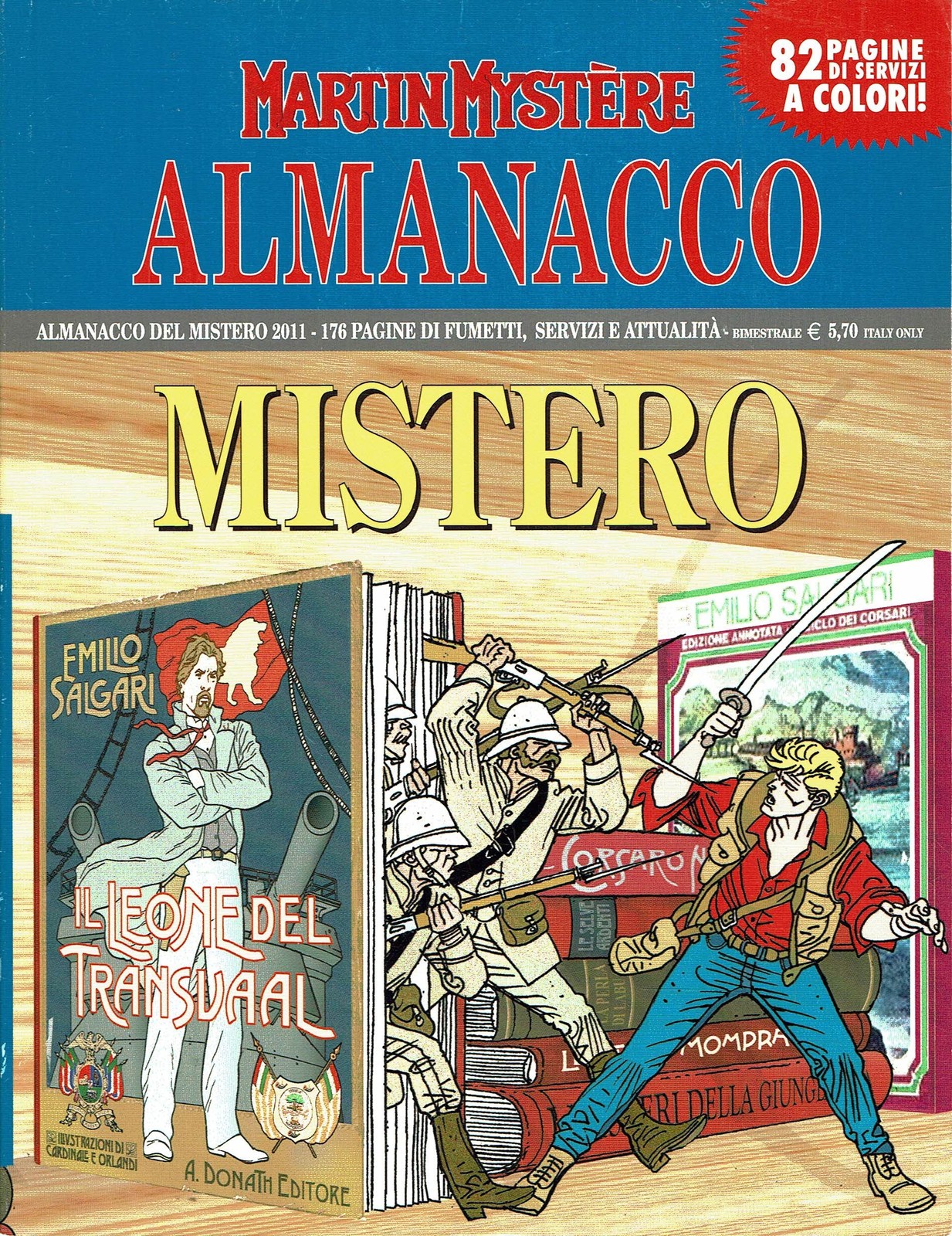 Martin Mystere almanacco mistero 2011 di Castelli ed. Bonelli