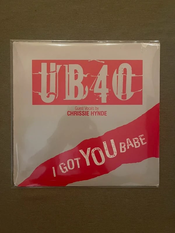 UB 40 & Chrissie Hynde I Got You Babe 12 inch vinyl maxi single record
