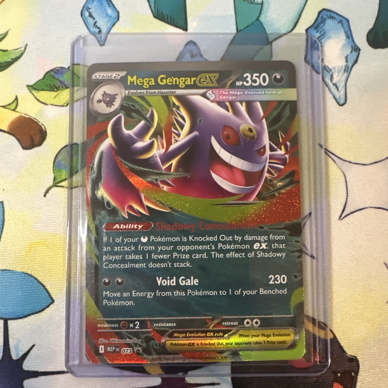 Pokémon TCG Mega Gengar EX Black Star Promo 073 Ultra Raro