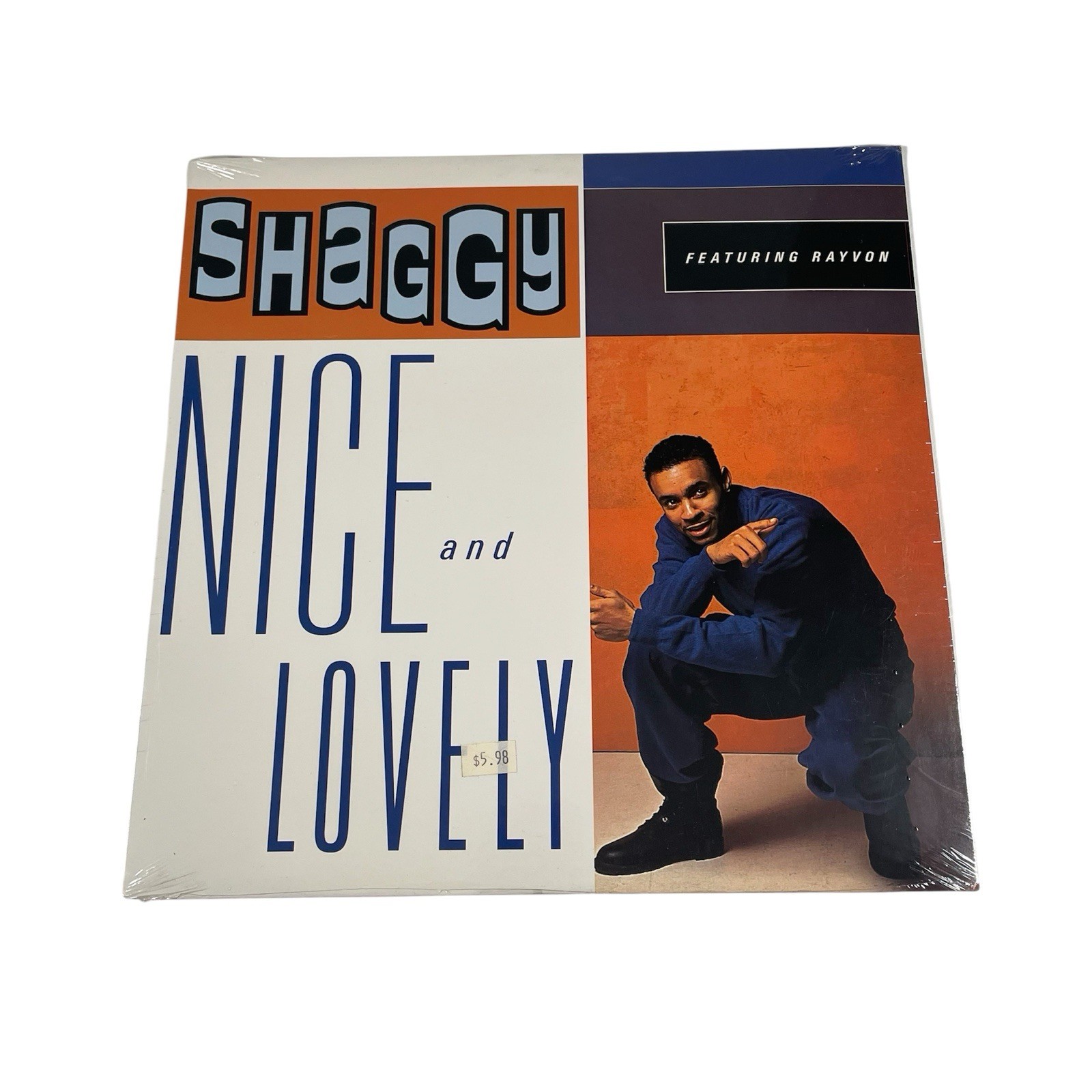 Vinyl Shaggy Nice And Lovely 12 Inch Single Featuring Rayvon New Sealed 1993 