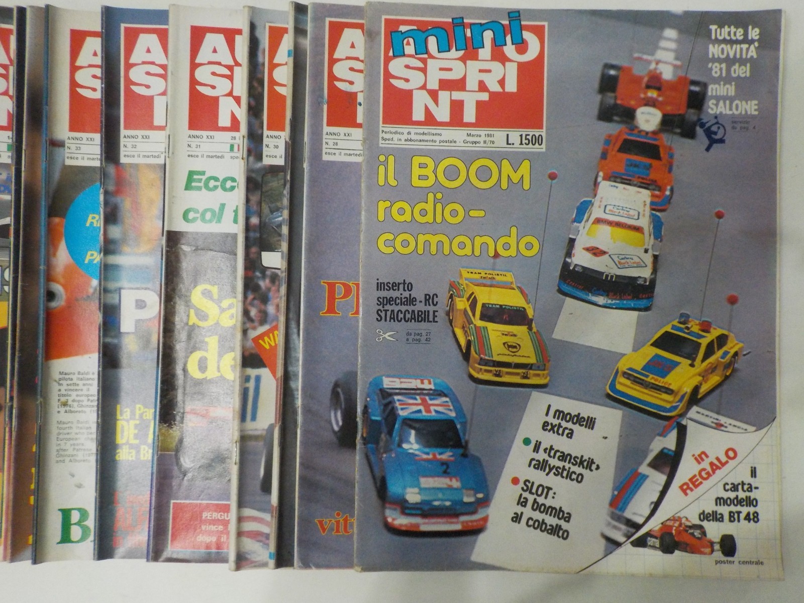 Autosprint - Lotto di 23 Riviste Annata 1981 Tutte Diverse - COMPRO FUMETTI SHOP