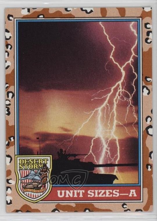 1991 Topps Desert Storm Unità Taglie-A #141 1b9b