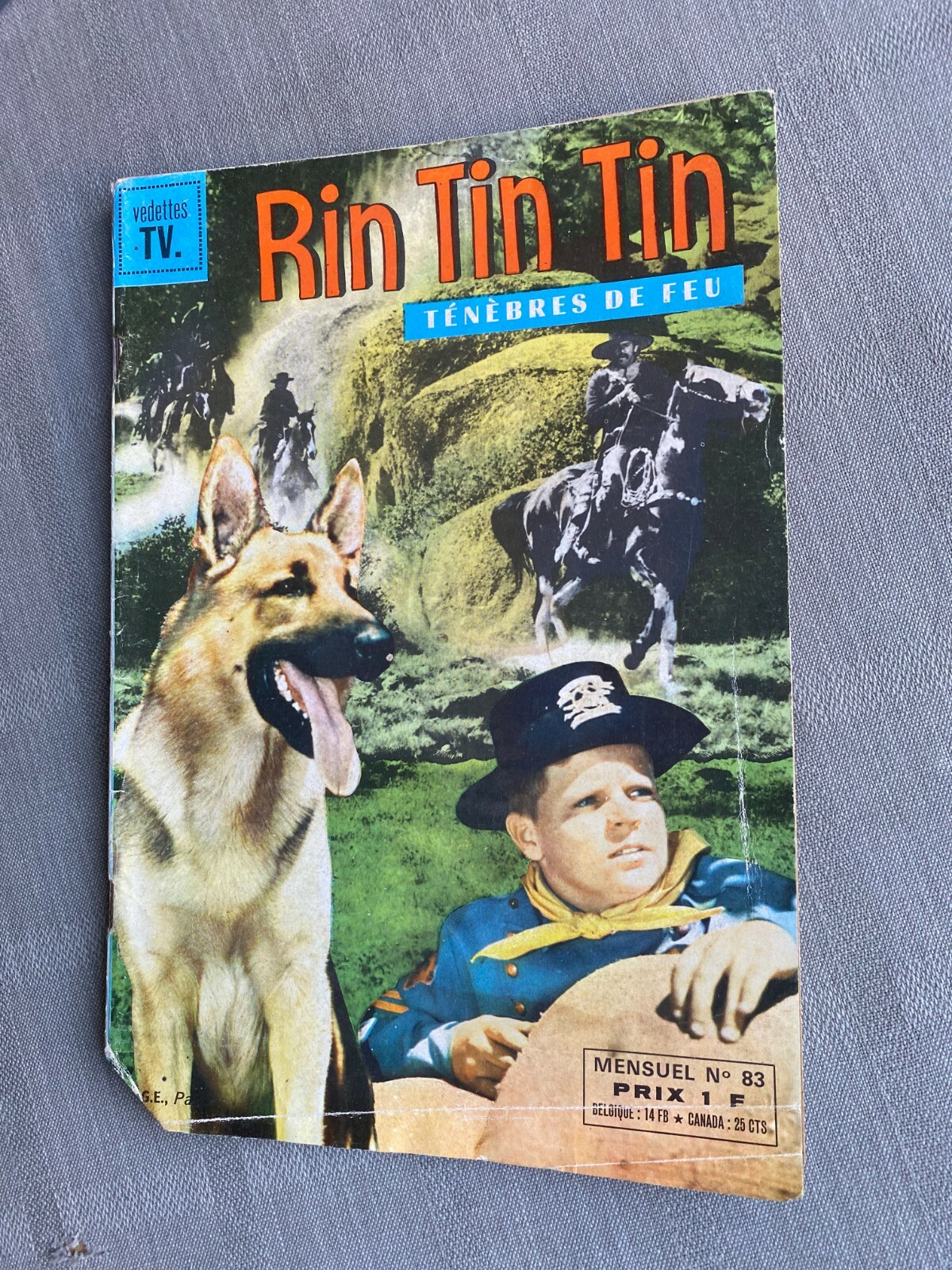 Rin Tin N° 83 1re Serie Stelle TV Edizione Snoopy 1967 IN Condizioni