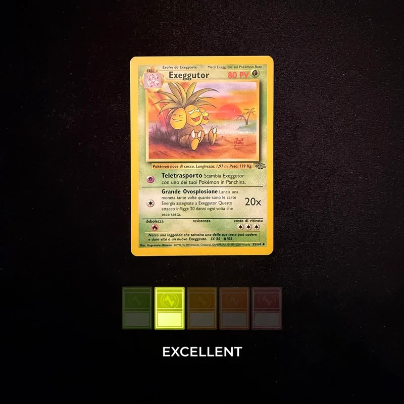 Exeggutor (JU 35) - Set Jungle ITA Pokémon Vintage 1999 - Excellent (EX)