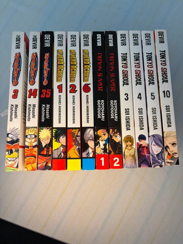 Mangas diversos-vendi individual ou a pack