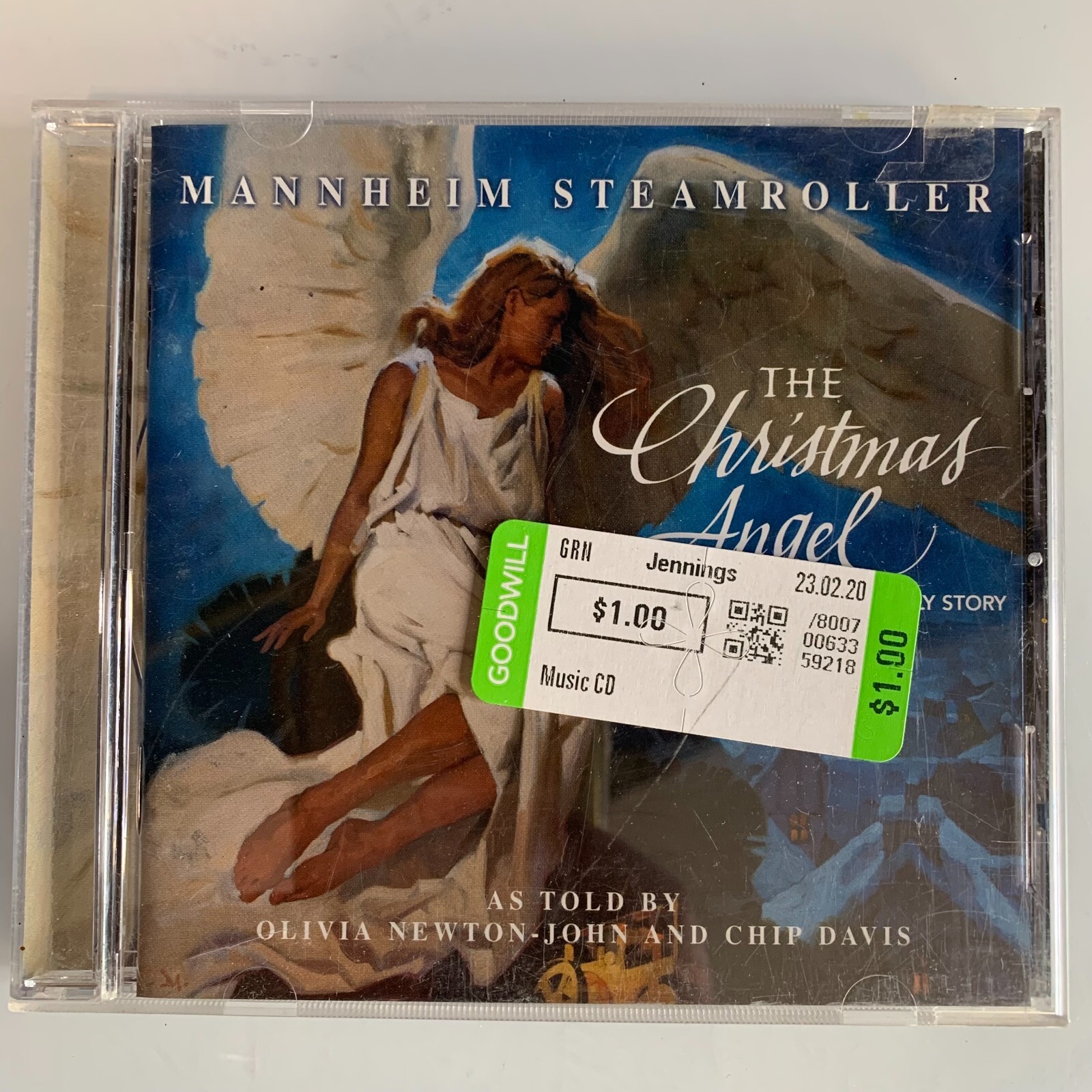 Christmas Angel: A Family Story by Mannheim Steamroller (CD, 1998)